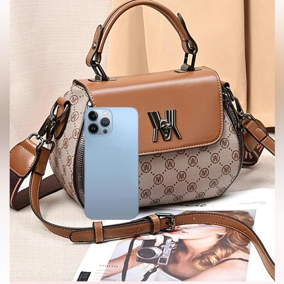 Women’s Elegant Geometric Pattern Crossbody Bag - Picture 5 of 12